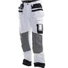 JOBMAN pittore pantaloni con haengetaschen, 1 pezzi, C46, Bianco/Nero, 217119 - 1099 C46