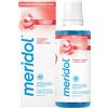 Meridol Collutorio antibatterico 400ml, lenisce le gengive irritate, protegge lo smalto, Combatte i batteri della placca, previene il sanguinamento gengivale, 0% Alcohol