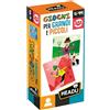 HEADU Gioco Giochi Per Grandi e Piccoli Gioco Educativo e Didattico con 40 Carte HEADU
