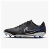Nike Scarpette Calcio Unisex Legend 10 Club FG/MG - 040 (Black/Chrome-Hyper Roya