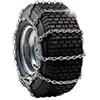 Ratioparts Catena da neve 16 x 6,50 - 8 (1 set = 2 catene), argento