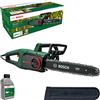 Bosch Home And Garden Motosega Elettrosega Universalchain 40, 1800 W, Velocità Catena 12 M Per S, Con Olio Per Motosega Incluso, Confezione In Cartone, Edizione Amazon, Verde, 4.3 Kg