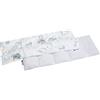 Medi Partners Cuscino termico microonde con noccioli di ciliegia grande 800g 60x20cm 100% Fodera Lavabile Cotone Riscaldante Cuscino Cervicale per terapia del freddo e del calore (Oceano)