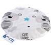 Medi Partners Cuscino termico microonde con noccioli di ciliegia 180g 15cm 100% Cotone Riscaldante Cuscino Cervicale per terapia del freddo e del calore (Teddy)