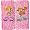Paw Patrol Set di 2 Mini Cuscinetti da Cintura Paw Patrol per bambina con i personaggi Skye e Liberty. Ideale per le cinture di sicurezza dei bambini. Extra confortevoli e lavabili.