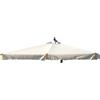 BricoShopping Telo Di Ricambio Superiore Per Ombrellone A Braccio 3x4 Top Impermeabile 8 Stecc