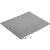 Medi Partners Cuscino termico microonde con noccioli di ciliegia 500g rettangolare 20x25cm 100% Cotone Waffle Riscaldante Cuscino Cervicale per terapia del freddo e del calore (Grigio)