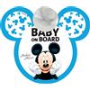 DISNEY TATAWAY Disney Bimbo a bordo segnale di sicurezza auto baby on board grafiche