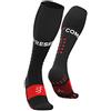 COMPRESSPORT Full Socks Run Calze di compressione unisex - Supporto muscolare - Running e triathlon per allenamento e competizione - Ultra leggero