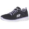 Skechers Synergy-Look Book, Scarpa Tecnica Donna, Black Bklv, 36 EU