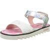 Desigual Golden White 74ST5B3 - Sandali con Cinturino, da Bambina, Argento (silver 2032), 34 EU