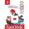SanDisk MicroSD SD SDXC SanDisk 128 GB per Nintendo Switch Design Super Mario Kart