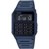 Casio Orologio CASIO CALCULATOR CA-53WF-2BDF Calcolatrice Silicone Blu Vintage