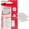 Velcro Brand Dischetti riapribili Adesivi 16mm x 16 Bianco