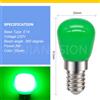 Ruiandsion 220V E14 LED Frigorifero Lampadina Lampadari Plafoniere Lampada Blu Rosso Verde