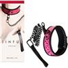 Collare catena bondage guinzaglio fetish restriant kit sexy rosa sex toys shop