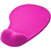 Ociodual Mouse Pad Tappetino Desing Ergonomico Poggia-Polso in Silicone Gel Fucsia