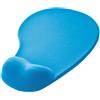 Ociodual Mouse Pad Tappetino Desing Ergonomico Poggia-Polso in Silicone Gel Azzurro