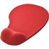 Ociodual Mouse Pad Tappetino Desing Ergonomico Poggia-Polso in Silicone Gel Rosso