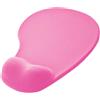 Ociodual Mouse Pad Tappetino Desing Ergonomico Poggia-Polso in Silicone Gel Rosa Chiaro