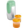 Chicco Portapappa Termico In Acciaio Inox Con Due Contenitori, Contenitore Per Alimenti