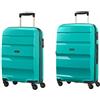 American Tourister Bon Air Dlx, Trolley Rigido 4 Ruote Unisex, Turchese (Deep, S 55cm-31.5L Bon Air Dlx, Trolley Rigido 4 Ruote Unisex, Turchese, M 66cm-57.5L