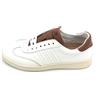 Frau 24R1 sneaker pelle bottalata bianca-cuoio fondo gomma Q
