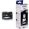 Epson EcoTank ET-4850 stampante A4 USB, Wi-Fi, Wi-Fi Direct, Ethernet, display LCD 6,1 cm, ADF, serbatoi flaconi alta capacità, Smart Panel, fronte/retro, Nero & C13T03R140 Serie 102 EcoTank