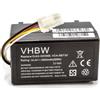 vhbw Batteria per Samsung Navibot SR8981 SR8950 SR8980 VCR8940 VCR8930 2000mAh 14,4V