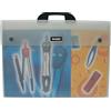 Westfolio West Design DKFAA3CL - Valigetta da artista, formato A3, colore: trasparente