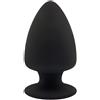 SILEXD Plug anale in silicone con ventosa maxi dilatatore butt dildo liscio grande big