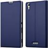 Cadorabo Custodia per Sony Xperia T3 Cover Portafoglio Protettiva Magnetica Case
