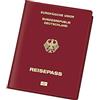 VELOFLEX - Custodia per passaporto Document Safe 100 x 135 mm, rosso vino | Protezione RFID/NFC, in PVC e pellicola speciale, adatta per passaporti elettronici con chip RFID, protegge i dati personali