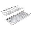 Emuca - Scolapiatti pensile per piatti e bicchieri in acciaio inox per mobile di lunghezza 70cm