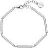 Breil Bracciale Rosato Bianca Morbido Argento RZBI17 necklace Tennis Zirconi Donna