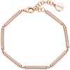 Breil Bracciale Rosato Bianca Morbido Oro rosa RZBI18 necklace Tennis Zirconi Donna