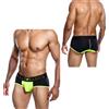 Boxer uomo nero sexy slip ragazzo mutanda a vita bassa elasticizzato morbido hot