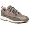 GEOX SCARPE SNEAKERS UOMO GEOX DELRAY U16CQD 0MEBU PELLE C1018 MARRONE ORIGINALE PE