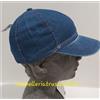 Made in Italy Cappello bambino baseball visiera puro cotone JEANS leggero Made in Italy mis.52