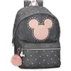 Disney Joumma Bags, Mickey Studs, zaino per la scuola, in poliestere, Spallacci larghi, ergonomici e imbottiti, Leggero e pratico per un maggiore comfort, Maniglia superiore per appenderlo.
