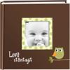 Pioneer Photo Albums 200-pocket ev-246fb/o Baby Owl Stampato Designer Telaio Copertura Foto Album, Green, 4 x 6 inch