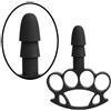 DOC JOHNSON Plug anale indossabile dilatatore liscio fallo vaginale mini dildo nero per mano