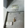 Splendido ciondolo cuore double face bombato in oro giallo 750 18 kt NUOVO