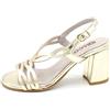 Igi & Co. Igi & Co sandali da donna con tacco alto in pelle eleganti cerimonia igico oro