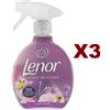 Lenor 3 PZ LENOR CREASE RELEASER LOVE EXOTIC BLOOM SPRAY 500ML RIMUOVE LE PIEGHE