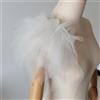 1PC Donna Increspata Rete Tulle Spallina Spilla Matrimonio Abito Decor Carnevale
