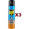 Raid 3 PZ RAID MOSCHE E ZANZARE PLUS FIORI D'ARANCIO SPRAY 400ML INSETTICIDA