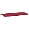 vidaXL AX Cuscino Panca Pallet Ottomana Rosso Vino 120x50x7cm Patio SOTTOVUOTO + 361592