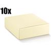 Subitodisponibile 10 PZ Scatola astuccio bomboniera 25x25x10 cm SETA AVORIO 0L59