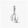 Pandora Charm Pandora pendente Rosa Bianca 793200C01 Madreperla Ciondolo Nuovo